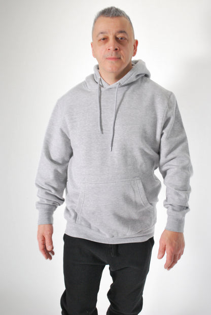 Premium Pullover Hoodie - Heather Grey