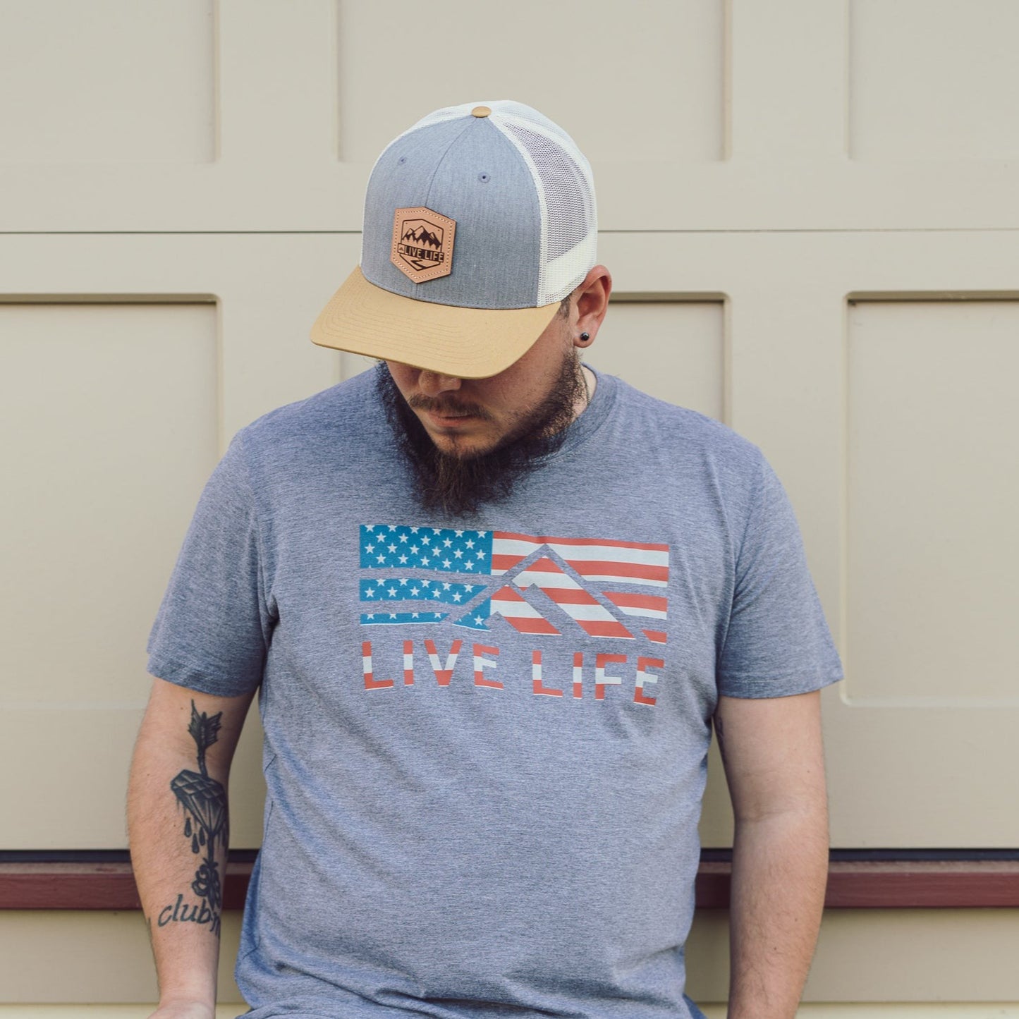 American Flag Graphic Tee