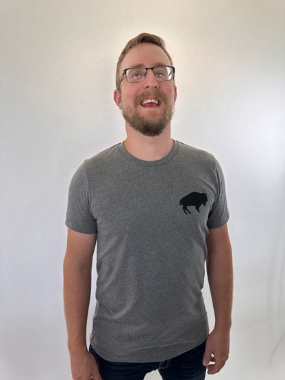 Buffalo Bison Grey Tee